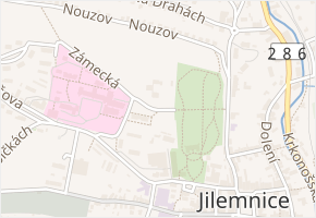 Zámecká v obci Jilemnice - mapa ulice