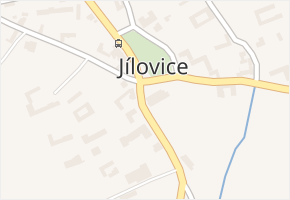 Jílovice v obci Jílovice - mapa části obce