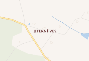 Jiterní Ves v obci Jílovice - mapa části obce