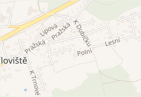 Březová v obci Jíloviště - mapa ulice