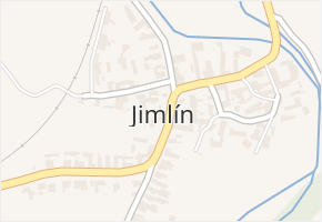 Jimlín v obci Jimlín - mapa části obce