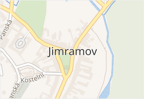 Jimramov v obci Jimramov - mapa části obce
