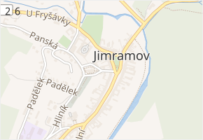 Kostelní v obci Jimramov - mapa ulice