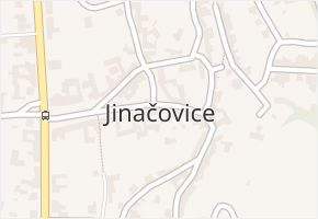 Jinačovice v obci Jinačovice - mapa části obce