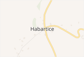 Habartice v obci Jindřichov - mapa části obce