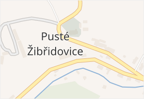 Pusté Žibřidovice v obci Jindřichov - mapa části obce