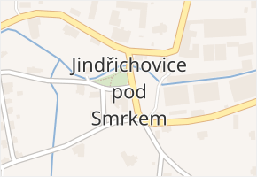 Jindřichovice pod Smrkem v obci Jindřichovice pod Smrkem - mapa části obce