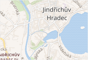 Dobrovského v obci Jindřichův Hradec - mapa ulice