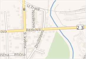 Družstevní v obci Jindřichův Hradec - mapa ulice