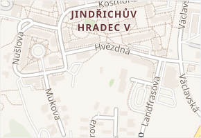 Hvězdná v obci Jindřichův Hradec - mapa ulice