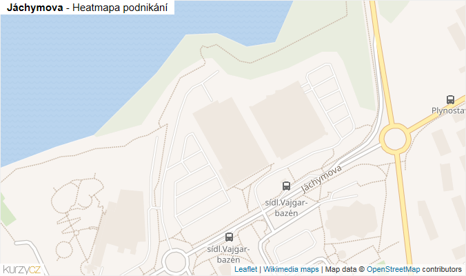Mapa Jáchymova - Firmy v ulici.