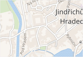 Komenského v obci Jindřichův Hradec - mapa ulice