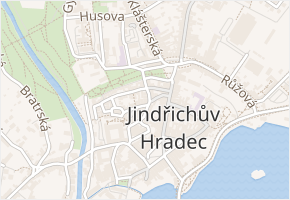 Kostelní v obci Jindřichův Hradec - mapa ulice
