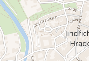 Liliová v obci Jindřichův Hradec - mapa ulice