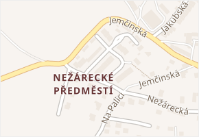 Na Palici v obci Jindřichův Hradec - mapa ulice