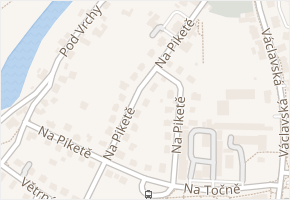 Na Piketě v obci Jindřichův Hradec - mapa ulice