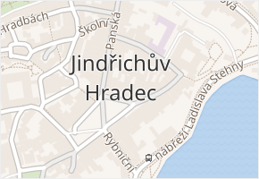 nám. Míru v obci Jindřichův Hradec - mapa ulice