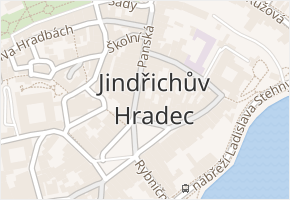 Panská v obci Jindřichův Hradec - mapa ulice