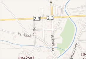 Příčná v obci Jindřichův Hradec - mapa ulice