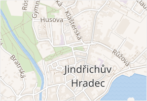 Sady v obci Jindřichův Hradec - mapa ulice