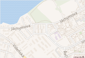 Sídliště v obci Jindřichův Hradec - mapa ulice