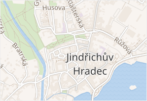 Školní v obci Jindřichův Hradec - mapa ulice
