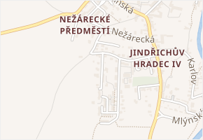 U Samotníčku v obci Jindřichův Hradec - mapa ulice