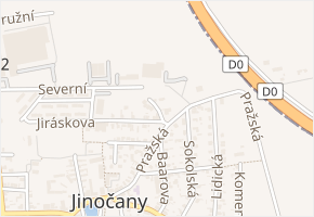 Alšova v obci Jinočany - mapa ulice