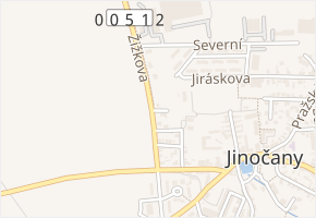 Ke Hřišti v obci Jinočany - mapa ulice