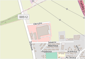 Okružní v obci Jinočany - mapa ulice