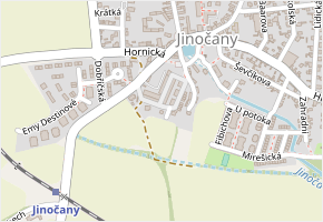 Seifertova v obci Jinočany - mapa ulice