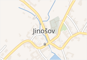 Jinošov v obci Jinošov - mapa části obce