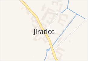 Jiratice v obci Jiratice - mapa části obce