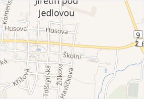 Havlíčkova v obci Jiřetín pod Jedlovou - mapa ulice
