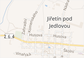Ke Kateřinkám v obci Jiřetín pod Jedlovou - mapa ulice