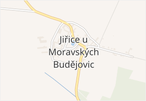 Jiřice u Moravských Budějovic v obci Jiřice u Moravských Budějovic - mapa části obce