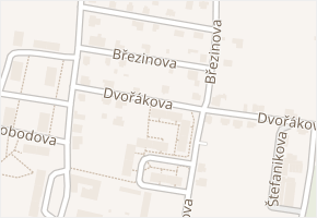 Březinova v obci Jiříkov - mapa ulice