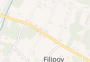 Filipov v obci Jiříkov - mapa části obce