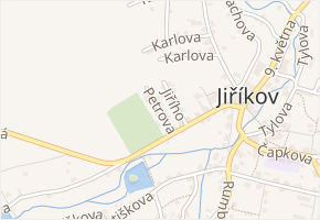 Petrova v obci Jiříkov - mapa ulice