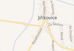 Šlapánská v obci Jiříkovice - mapa ulice