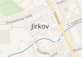 Chomutovská v obci Jirkov - mapa ulice