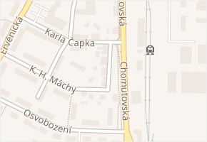 Havlíčkovo nám. v obci Jirkov - mapa ulice