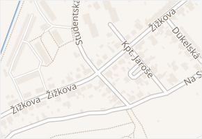Jana Švermy v obci Jirkov - mapa ulice
