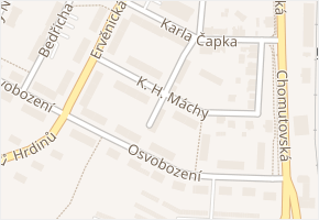 Šimkova v obci Jirkov - mapa ulice