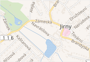 Navrátilova v obci Jirny - mapa ulice