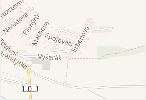 Seifertova v obci Jirny - mapa ulice