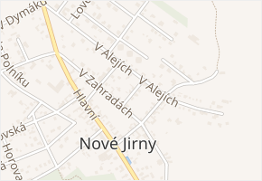 V Zátiší v obci Jirny - mapa ulice