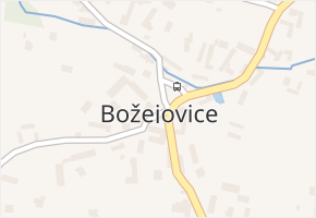 Božejovice v obci Jistebnice - mapa části obce