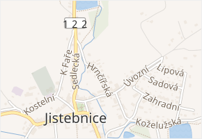 Hrnčířská v obci Jistebnice - mapa ulice
