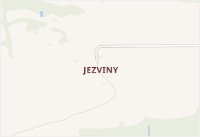 Jezviny v obci Jistebnice - mapa části obce